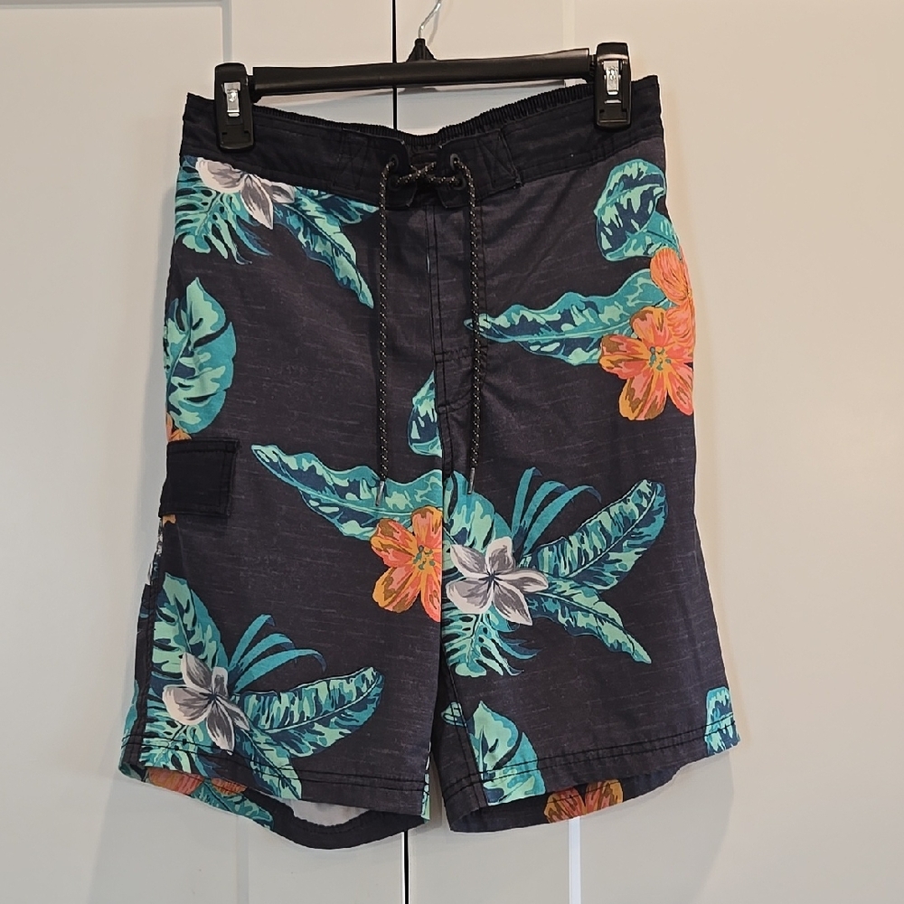 George Swim Trunks Tropical Design - Men's Small